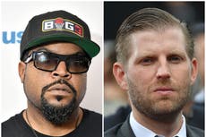 Eric Trump causes firestorm with Ice Cube and 50 Cent ‘Trump’ photo