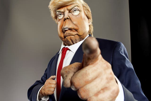 Trump’s ‘Spitting Image’ puppet