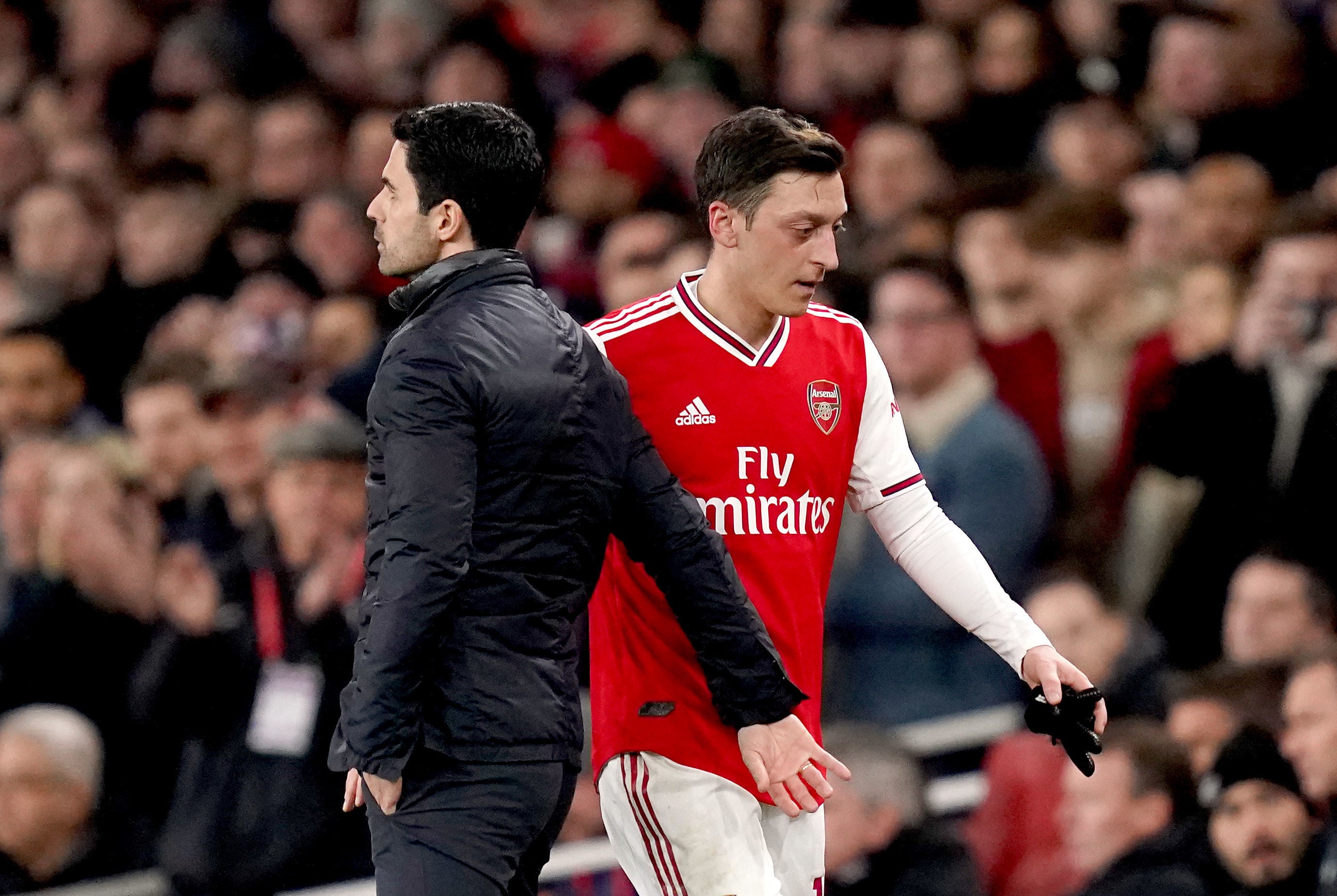 Mesut Ozil issued a scathing assessment to criticise Arsenal manager Mikel Arteta for leaving him out of his squad