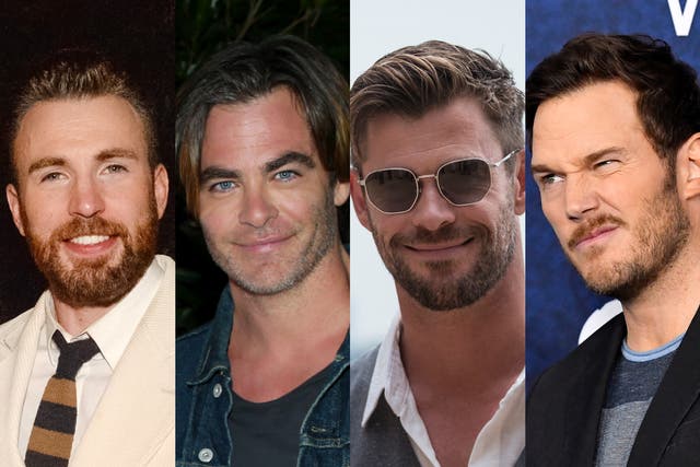 The four canonised Hollywood Chrises: Evans, Pine, Hemsworth and Pratt