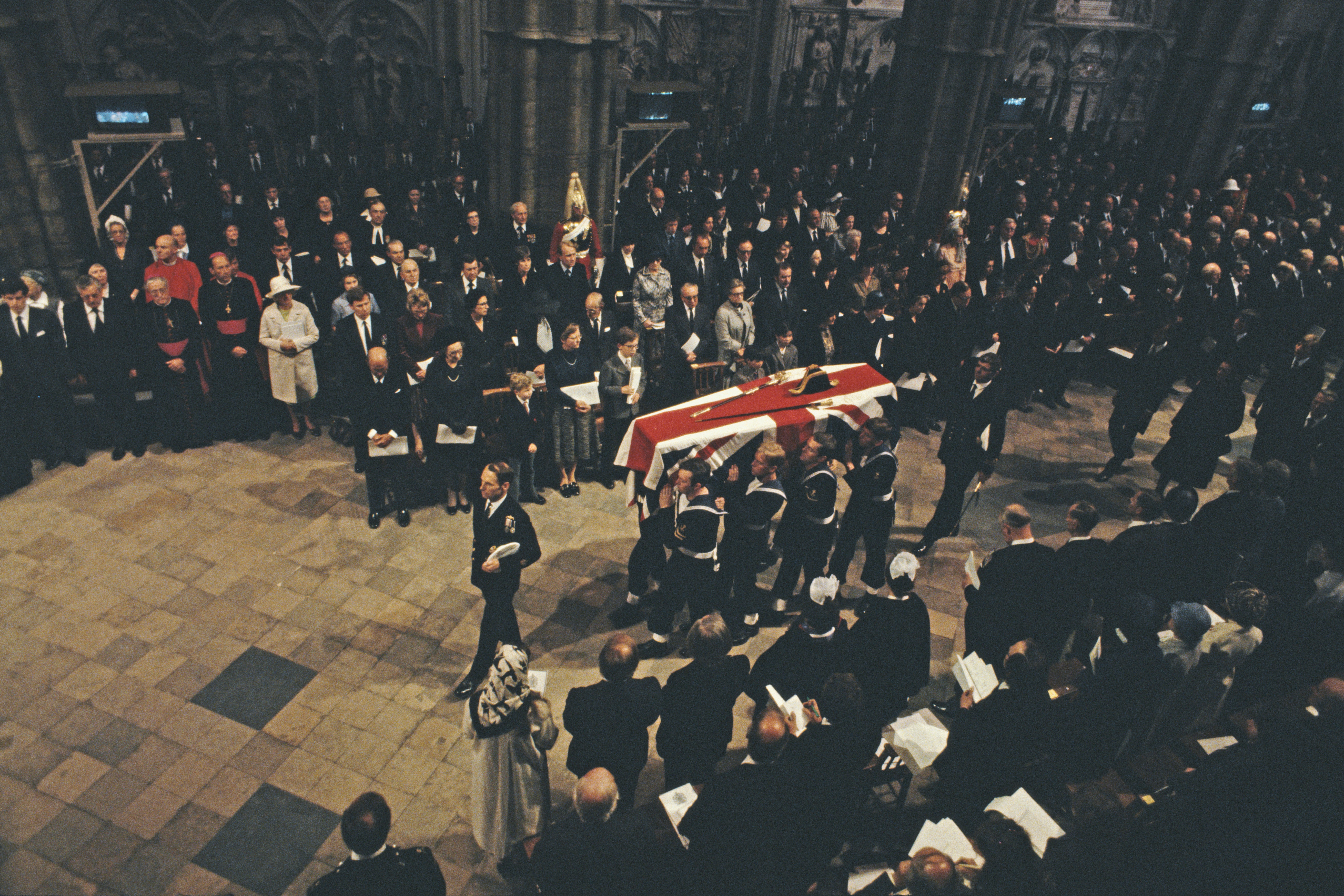 The funeral of Lord Mountbatten, 5 September 1979
