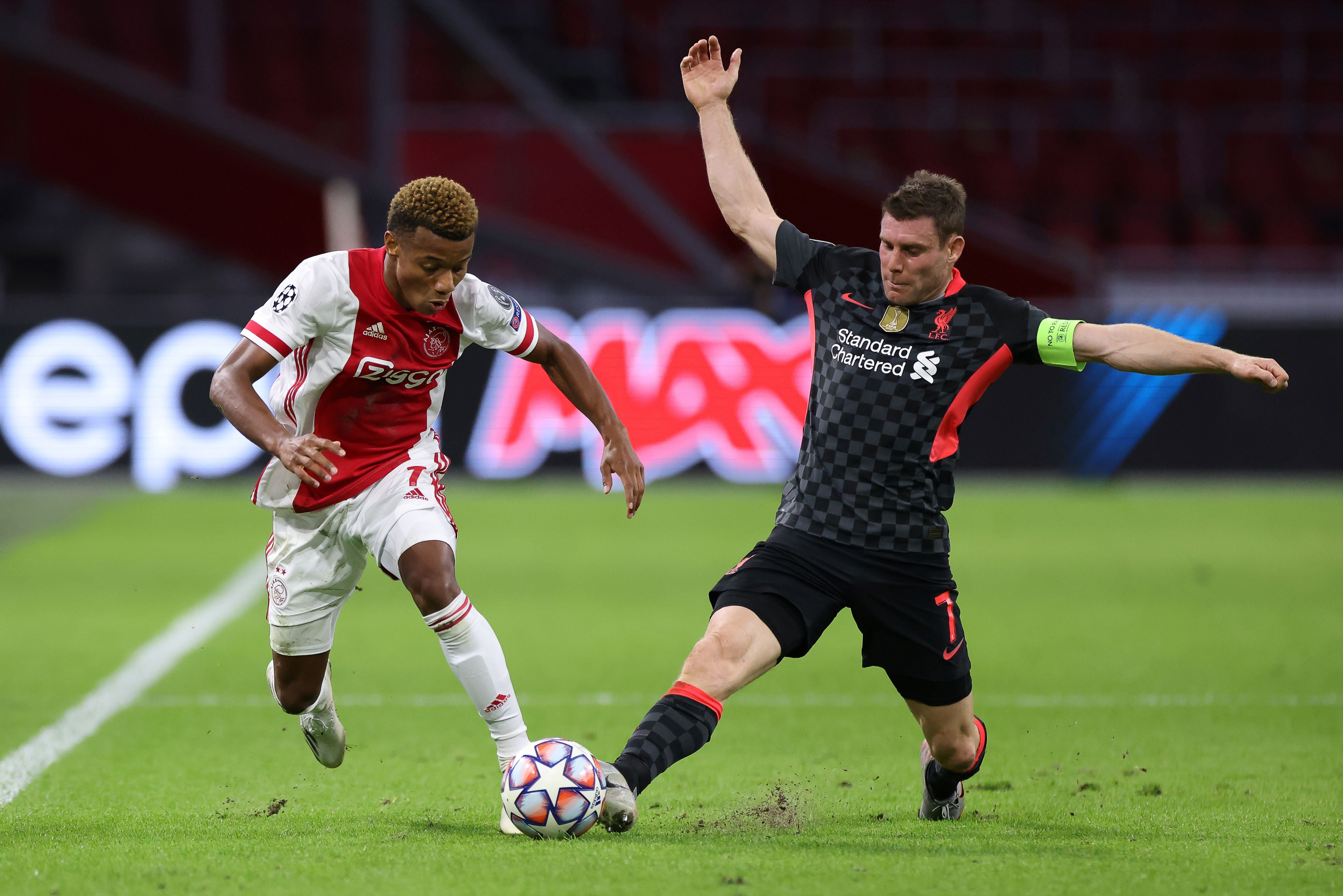 James Milner against Ajax