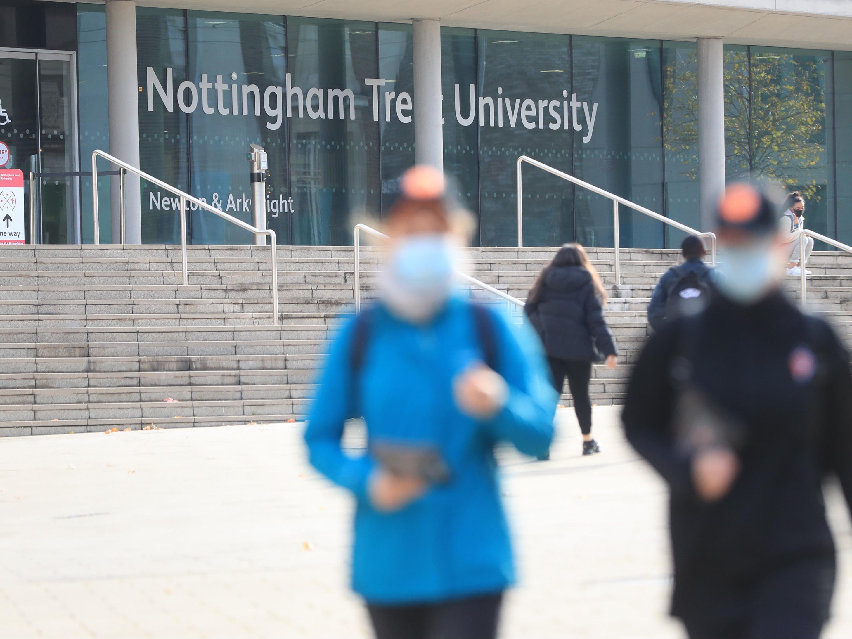 Nottingham Trent University has since confirmed all those involved in the incident have been suspended pending an investigation