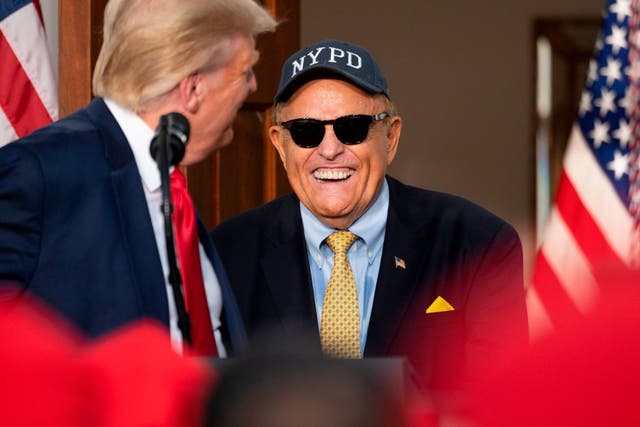 <p>Rudy Giuliani was mayor of New York from 1994 to 2001, and is now Donald Trump’s lawyer</p>