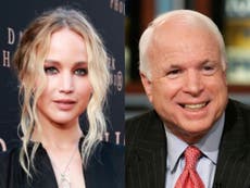 Jennifer Lawrence ‘grew up Republican’ and voted for John McCain