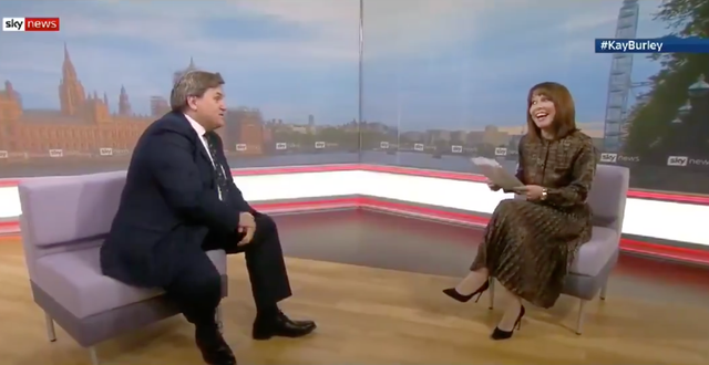 Kay Burley makes a joke about Tory MP’s fitness