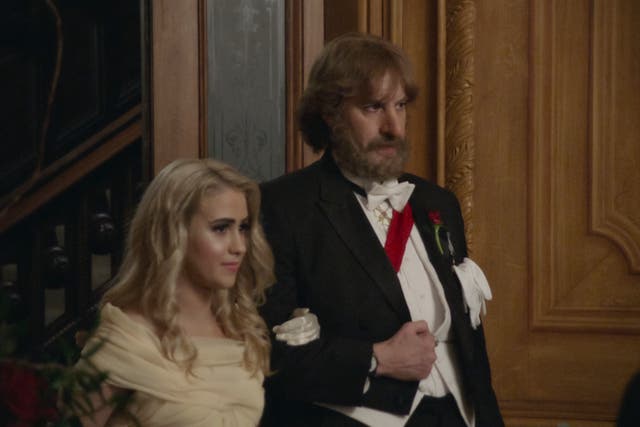 Bakalova and Baron Cohen in ‘Borat Subsequent Moviefilm'