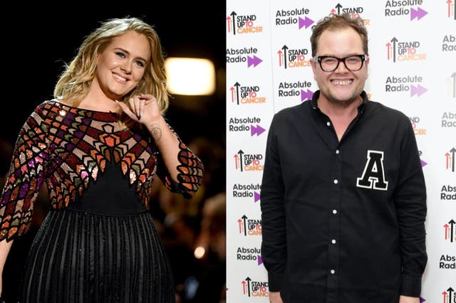 Alan Carr says comments about Adele’s weight loss ‘miss the point’ 