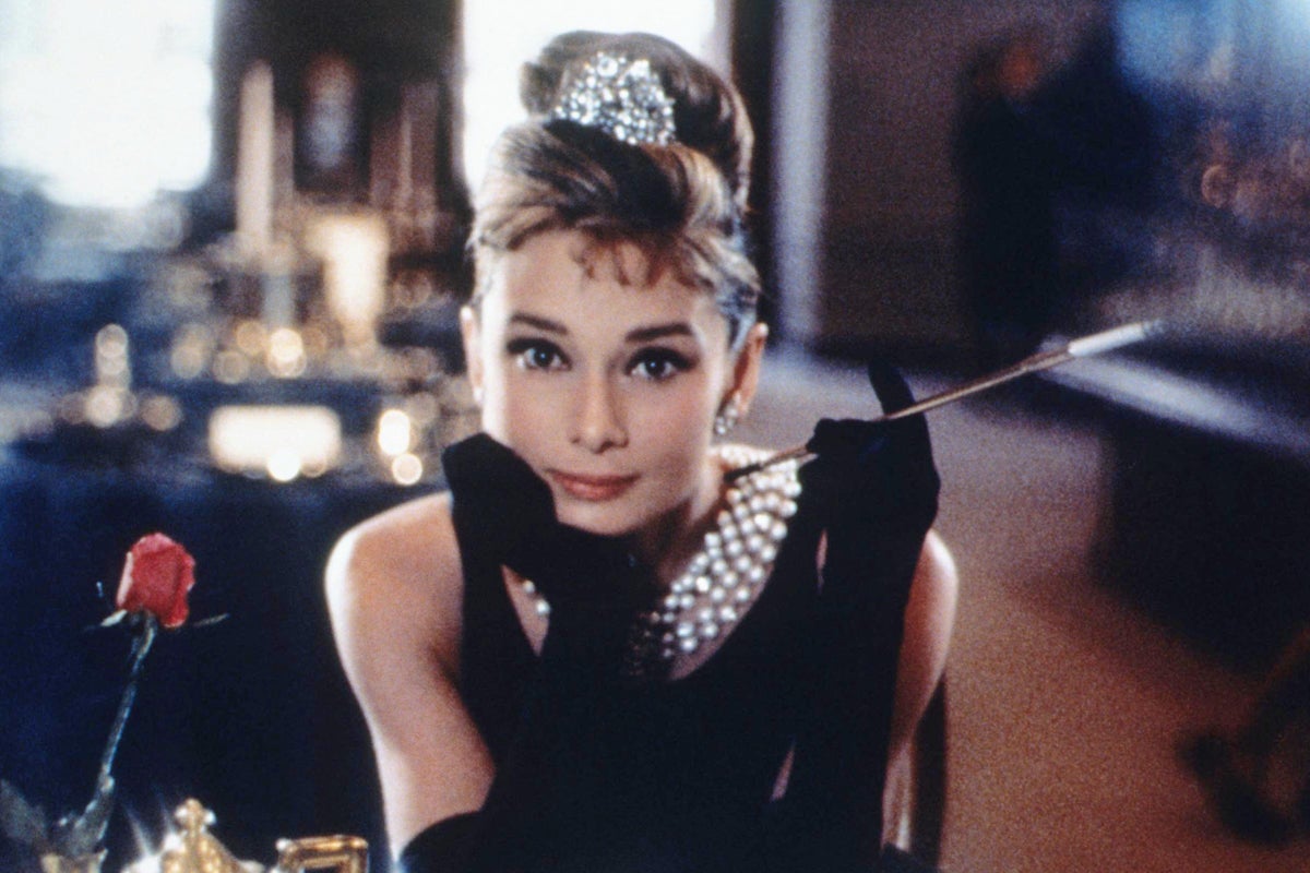 Oscar-winning Hepburn in Breakfast At Tiffany’s. The film secured her status as a style icon