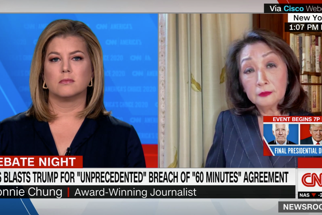 Veteran journalist Connie Chung tells CNN’s Brianna Keilar about her experience with Donald Trump