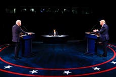 Trump, Biden fight over the raging virus, climate and race