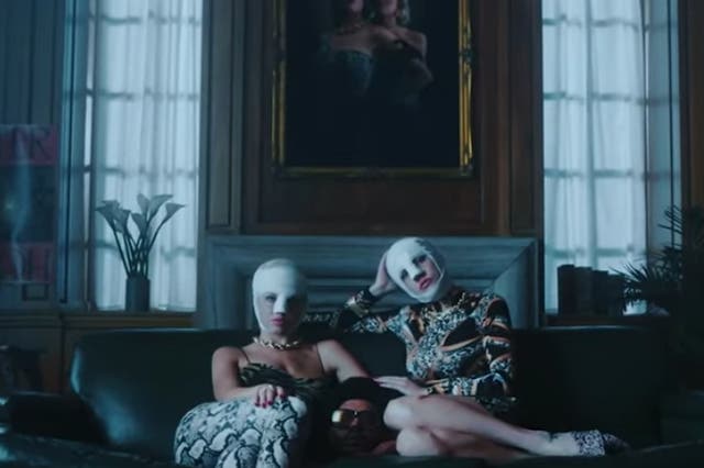 A stil from The Weeknd’s music video for ‘Too Late'