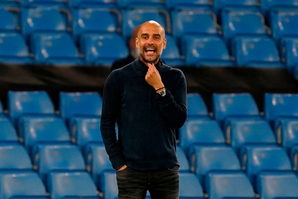 Man City manager Pep Guardiola