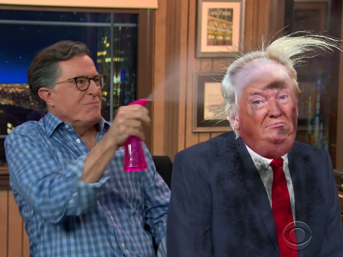 Stephen Colbert covered the final presidential debate of the 2020 election on his late show on 22 October