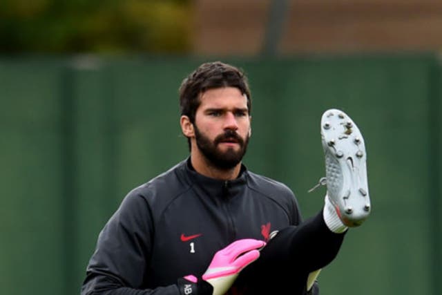 Alisson could return for Liverpool against Sheffield United