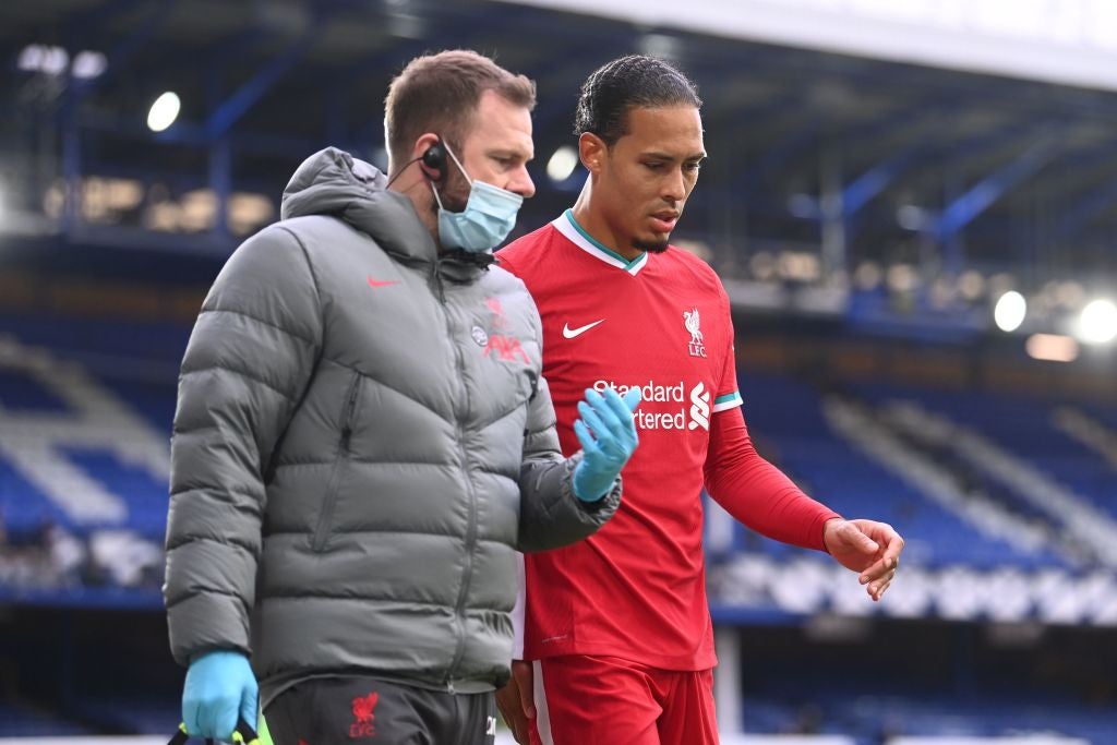 Van Dijk is likely to miss the rest of the season with his injury