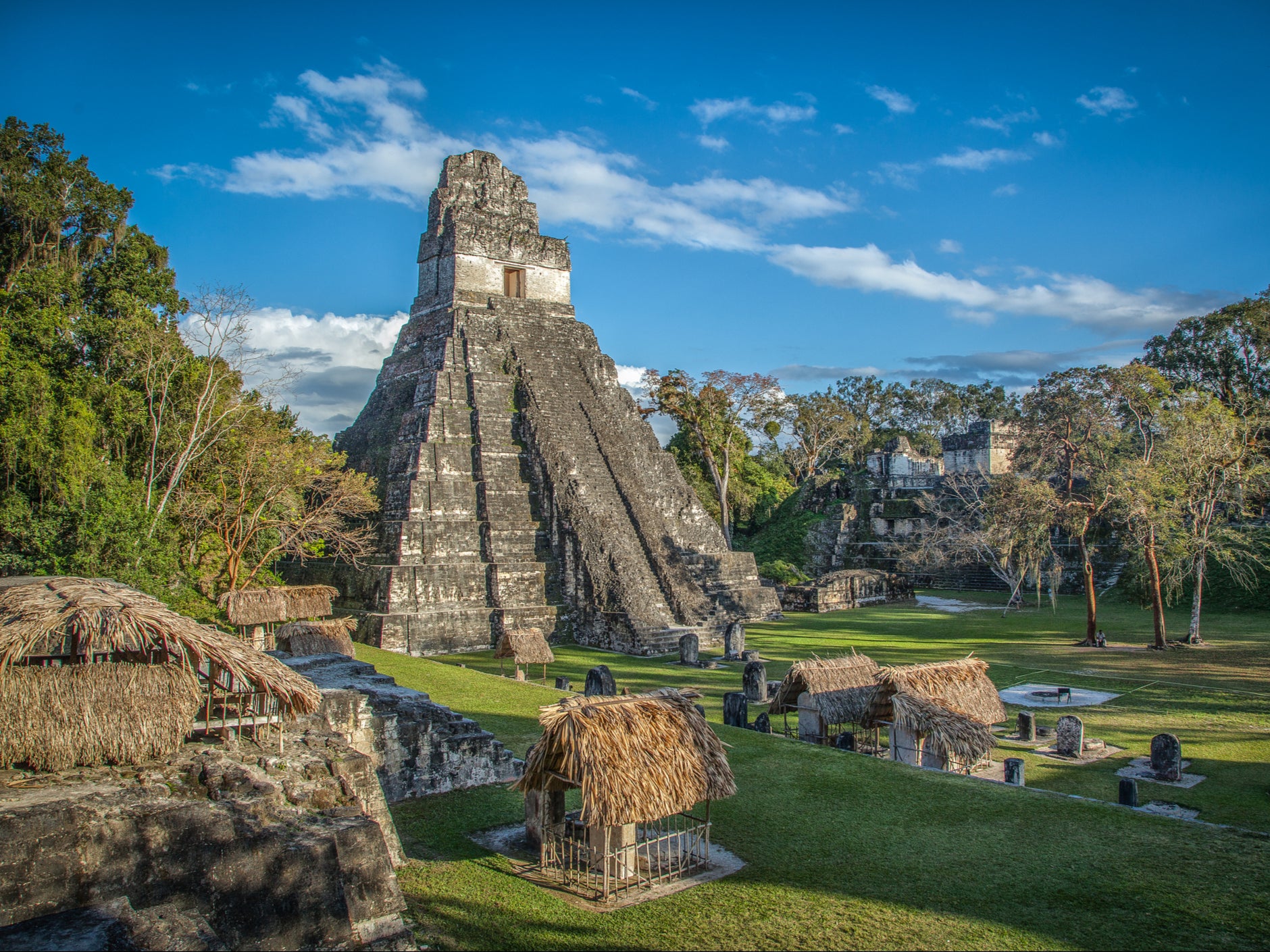 Tikal in Guatemala, where ancient Maya used minerals including zeolite to filter water