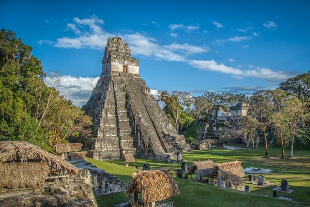 Tikal in Guatemala, where ancient Maya used minerals including zeolite to filter water