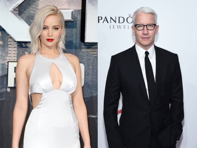 Jennifer Lawrence confrontó a Anderson Cooper después de que él dijo que ella fingió la caída de los Oscar