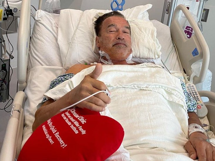 Arnold Schwarzenegger is recovering after heart surgery