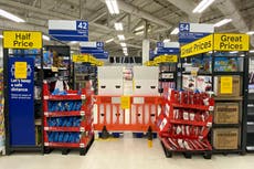 Welsh shoppers stunned as supermarkets close all non-essential aisles