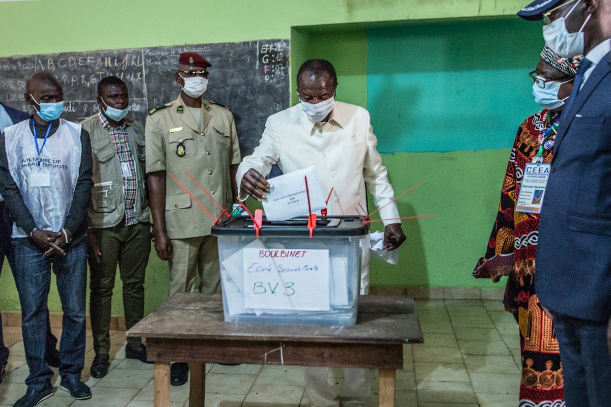 Guinean president wins a 3rd term, electoral commission says