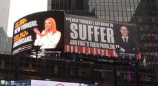 Ivanka and Jared mocked for threat to Lincoln Project over Times Sq ad