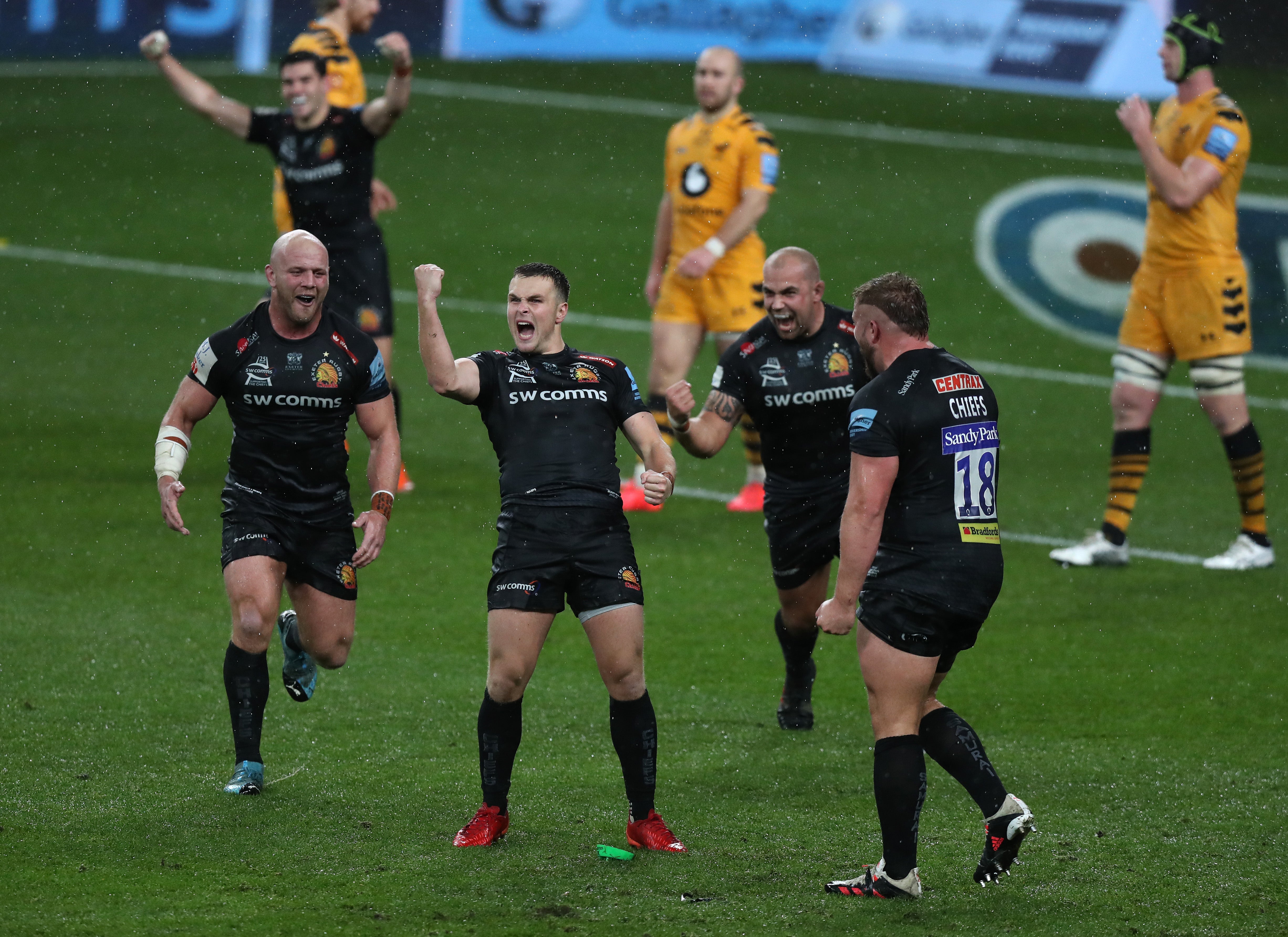 Exeter Chiefs' Olly Woodburn during the Gallagher Premiership Rugby News  Photo - Getty Images