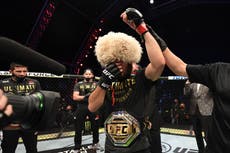 Khabib submits Gaethje in second round to retain lightweight title