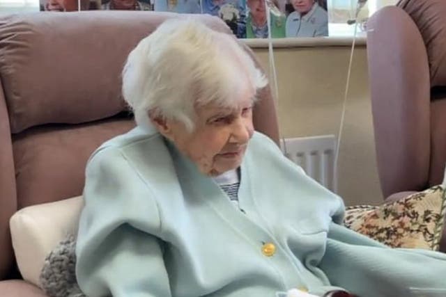Joan Hocquard, who died at a care home in Poole, Dorset