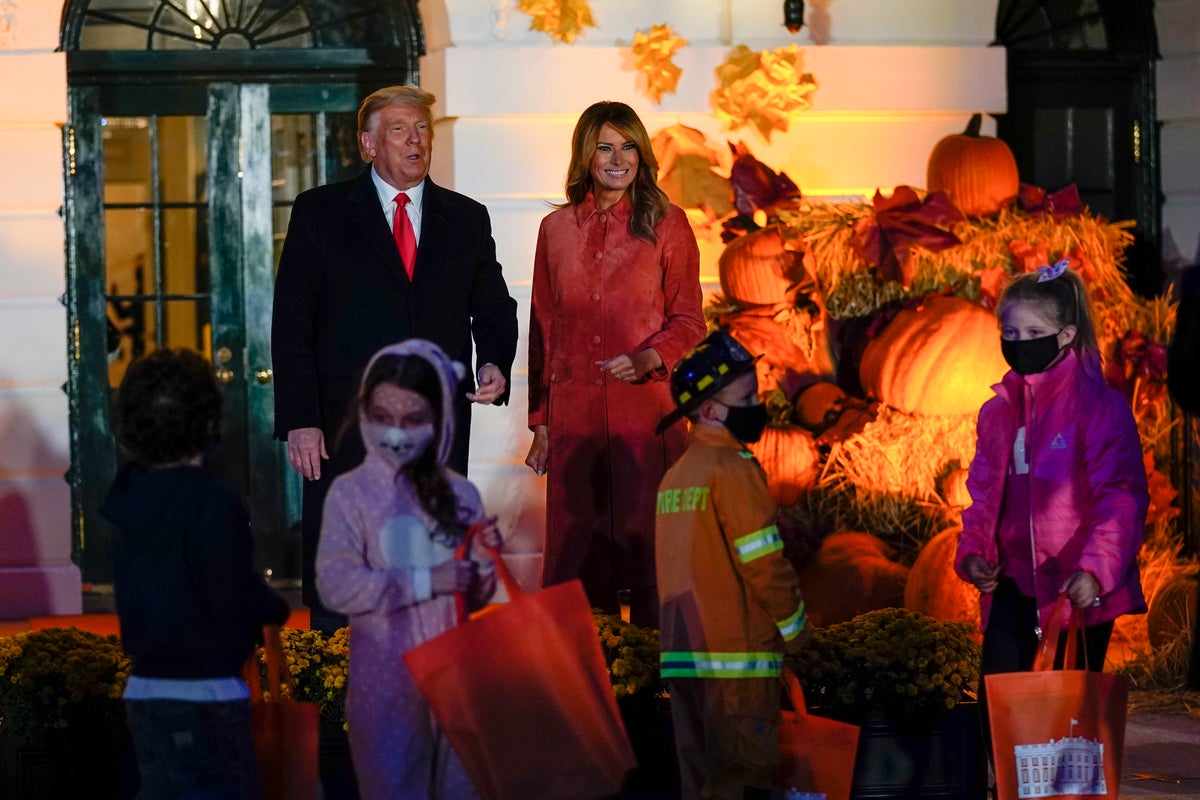 Watch live: Donald Trump hosts Halloween at the White House