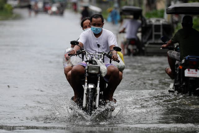 <p>Philippines Asia Typhoon</p>