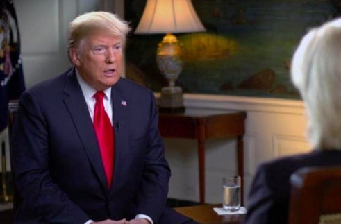 Trump walks away from CBS's 60 Minutes show after a heated exchange