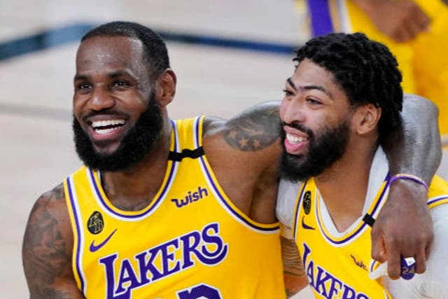 LeBron James and Anthony Davis dombined to win a championship last season