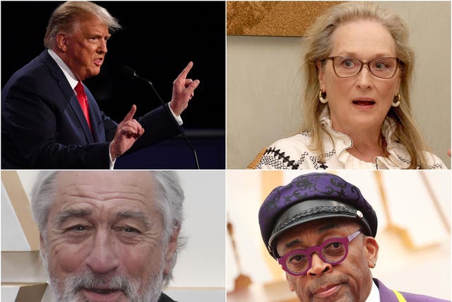 Trump has feuded with a number of Hollywood figures since he was elected
