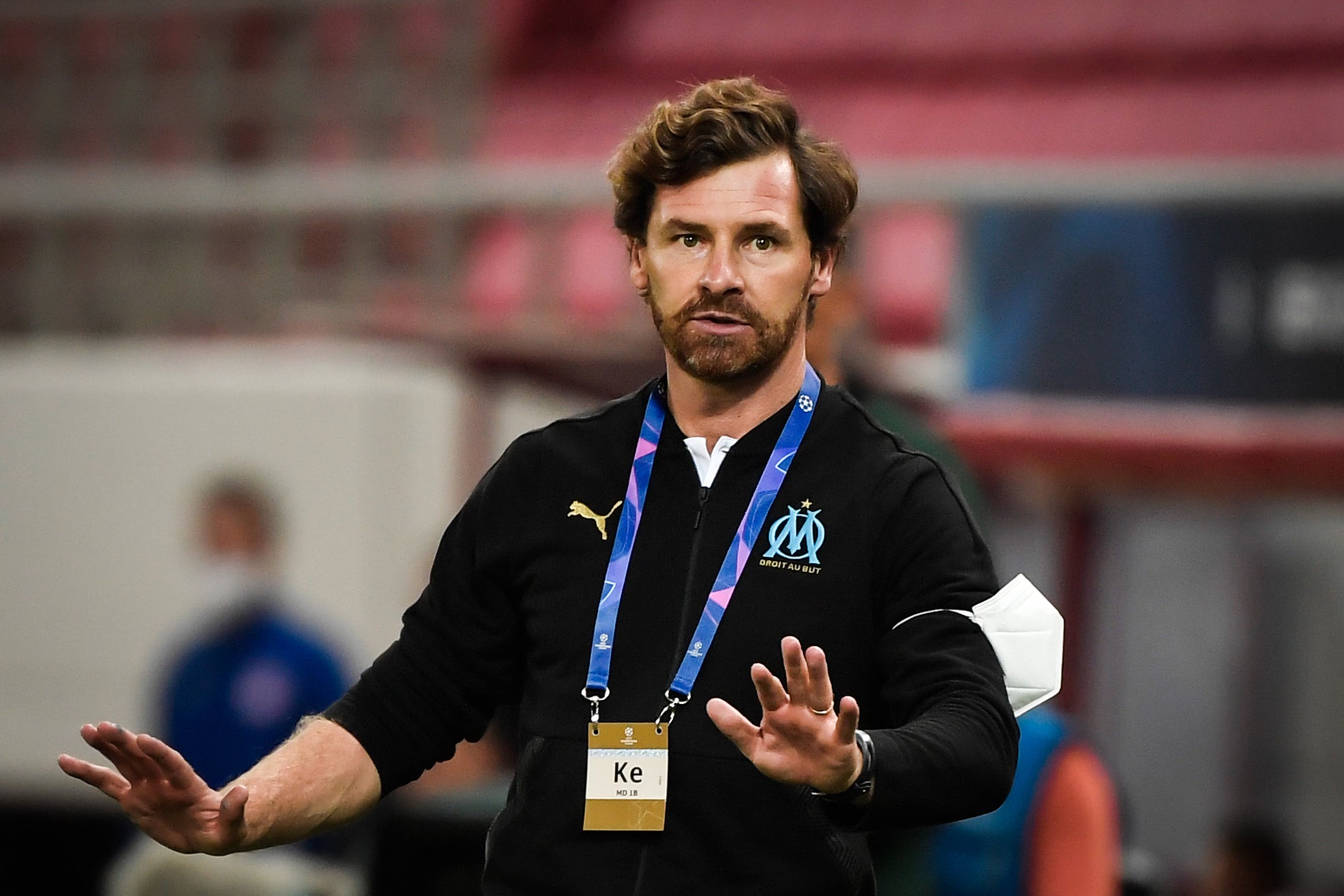 Marseille coach Andre Villas-Boas, former manager at Chelsea and Tottenham