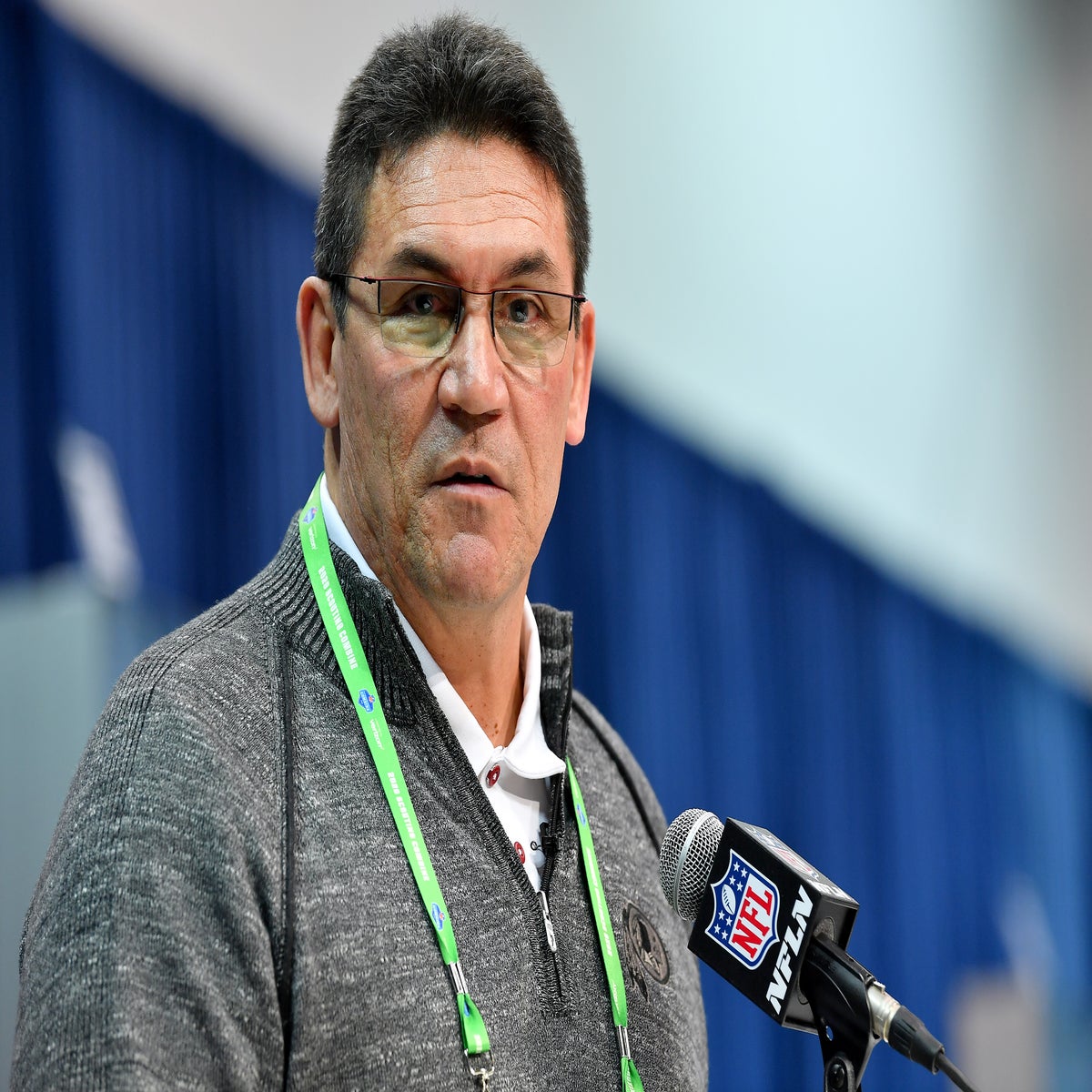 Washington head coach Ron Rivera announces he's cancer-free