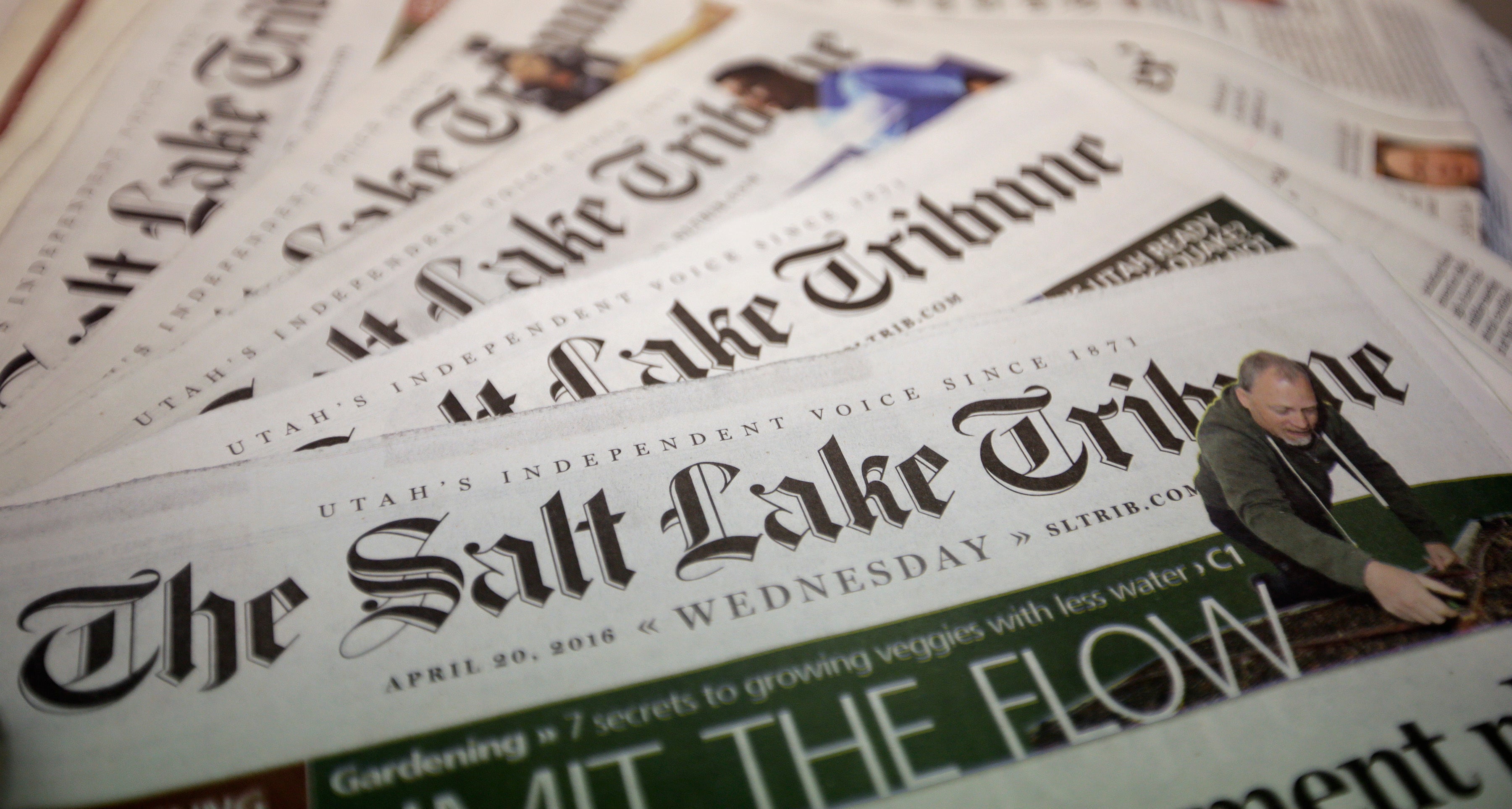 Newspaper Print Cuts Utah