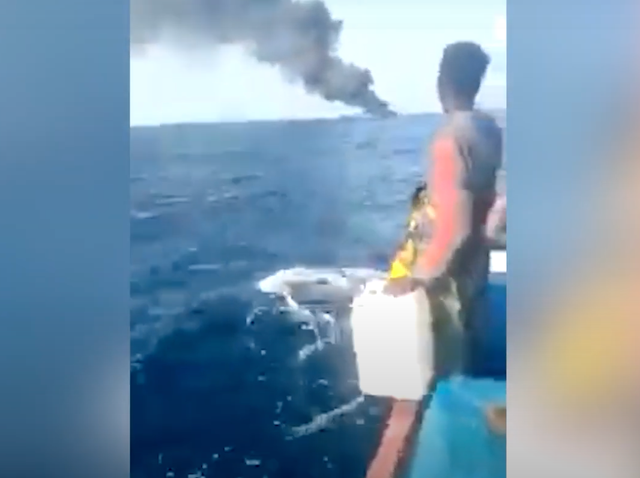 Pequeños buques pesqueros se unieron a dos buques de guerra en la operación de rescate frente a Senegal