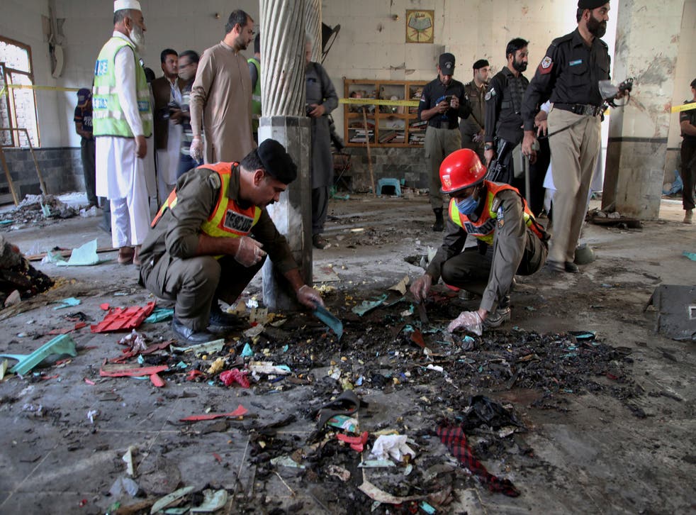 Bombardeo del seminario de Pakistán