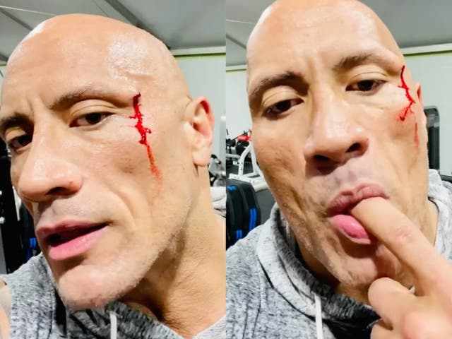 Dwayne 'The Rock' Johnson prueba su propia sangre en un extraño video de Instagram