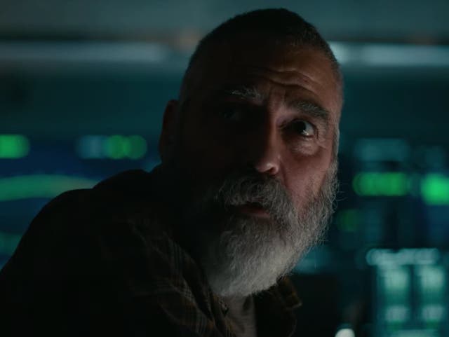 Clooney in ‘The Midnight Sky’, which he also directed