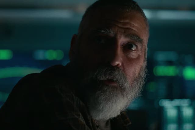Clooney in ‘The Midnight Sky’, which he also directed