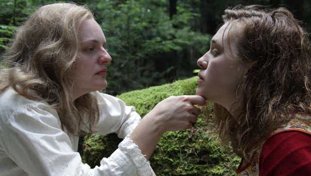 It’s the small cruelties of men that eventually draw Rose (Odessa Young, right) and Shirley (Elisabeth Moss) closer together