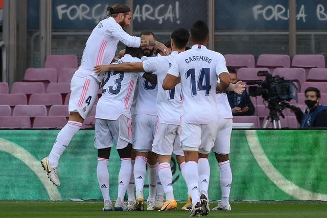 Real Madrid celebrate