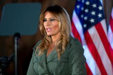 Melania ‘believes in scientists’ after president’s attacks on Fauci