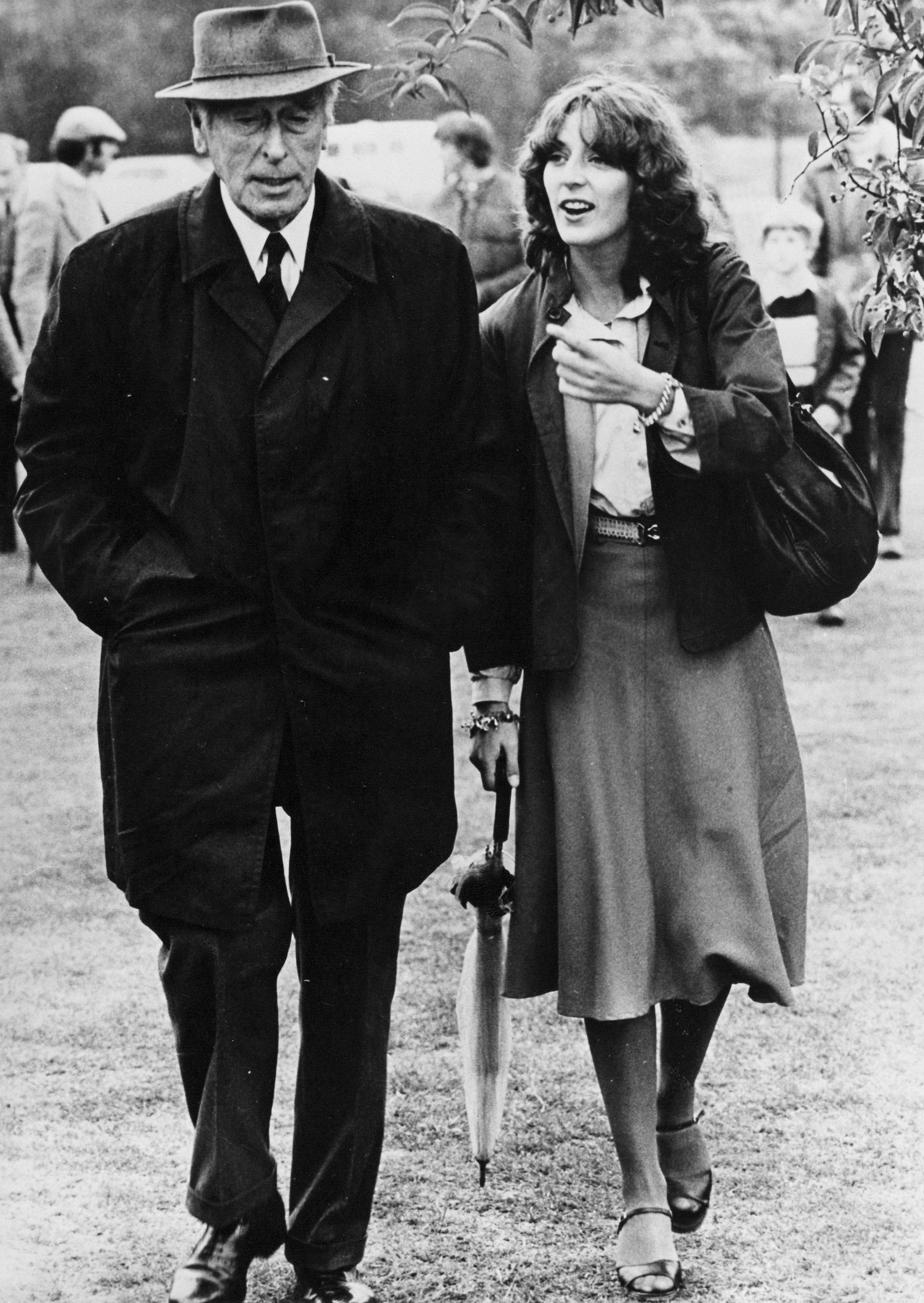 Lord Mountbatten and his granddaughter, Amanda Knatchbull in 1978