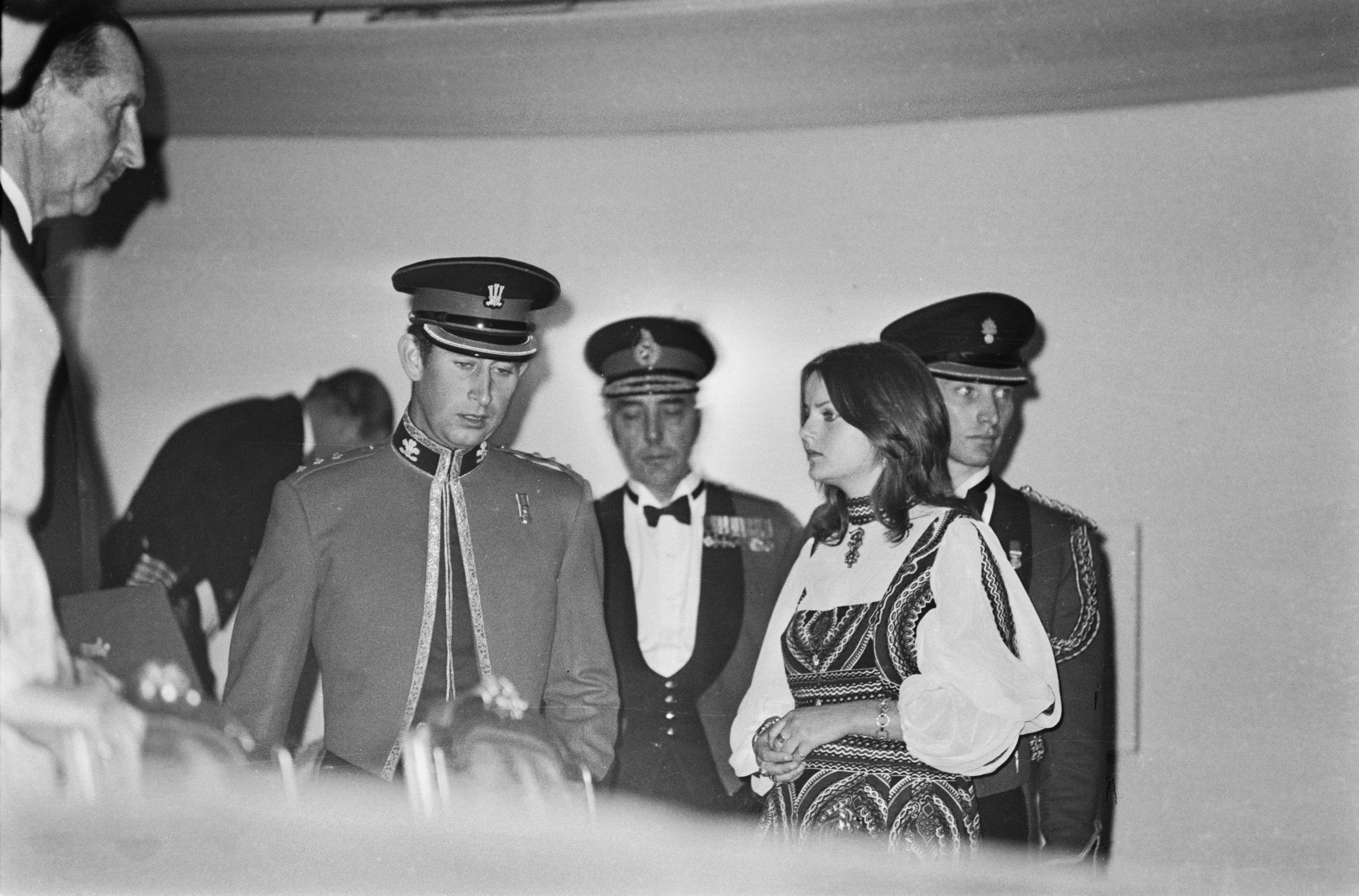 Prince Charles and Lady Jane Wellesley at the Royal Tournament, held at Earls Court Exhibition Centre in London, in 1972