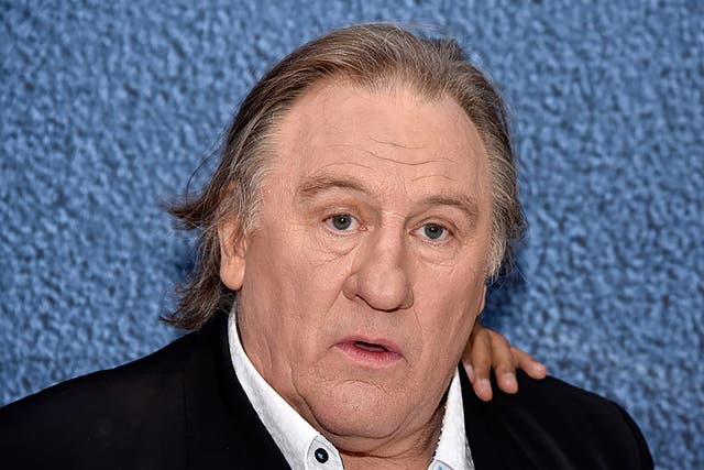 The French actor Gerard Depardieu