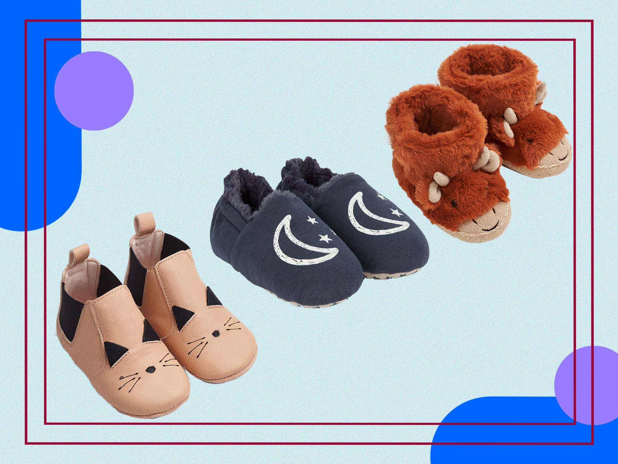 baby boy slippers with grips